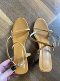 Girlfairy Futurecen 2024 New Summer Ladies Sandals Shoes Fashion Party Dress Ankle Strap Open Toe Thin Heels Women  Female  Pumps