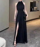 Girlfairy 2024 Spring and Summer outfitSexy Party Sleeveless Black Midi Dresses for Women Summer Korea Elegant Evening Prom Female Clothes Casual Chiffon Dress