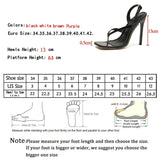 Girlfairy Sexy Buckle Strap Women Sandals Designer Square Toe Cross Tied High Heels Shoes Stripper Summer Pumps