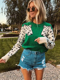 Girlfairy 2023 New Autumn Fashion Vintage Leopard Jacquard Knitted Pullovers Sweaters Streetwear Chic O-neck Jumpers