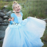 GirlFairy 4 7 8 9 10 Years Girls Dress Children Role-Play Costume Princess Girls Ball Gown Party Christmas Dress Cosplay Dresses