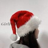 Girlfairy Christmas Party Women Sexy Backless Bodycon Sling Bodysuits+Christmas Hat Two Pcs Set