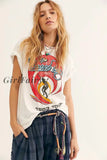 Girlfairy Fashion T-Shirts Girl High Quality Soft Cotton Fabric Summer Women Plus Size Tees