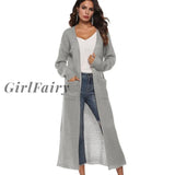 Girlfairy New European Women Long Cardigan Plus Size Thick Kimono Sleeve Sweater Loose Asymmetrical