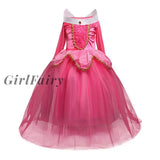 Girlfairy Princess Dress Kids Dresses For Girls Disguise Costumes Yellow Fancy Gown Fairy Beauty