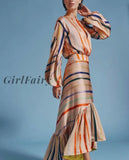 Girlfairy Satin Summer Bodycon Maxi Dress Sexy For Women 2023 Long Sleeve Beach Evening Party