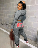 Girlfairy Sporty 2 Piece Set Hoodies And Sweatpants Fall Winter Clothes Women Two Outfits Casual