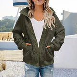 Girlfairy Womens Long Sleeve Faux Fur Coat 2023 New Winter Warm Jacket Outwear Plush Overcoat Button