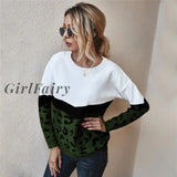 Women Sweater Autumn Winter Sweaters Knitted Casual Warm Pullover Knit Pull Femme Pullovers