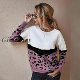 Women Sweater Autumn Winter Sweaters Knitted Casual Warm Pullover Knit Pull Femme Pullovers S /