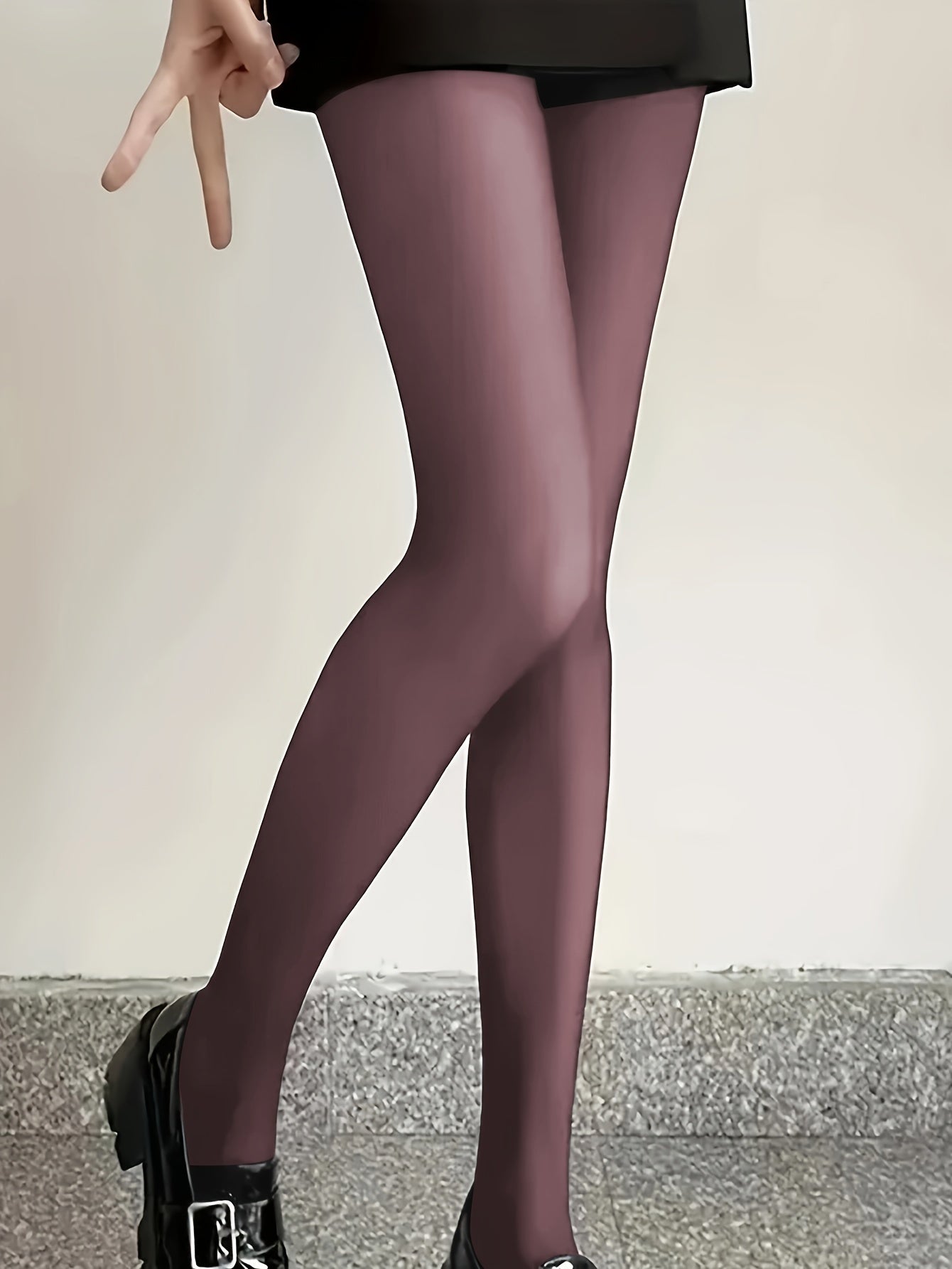 Girlfairy - Thickened Thermal Pants, Soft & Comfy Slim Elastic Tights For Winter, Women's Lingerie & Sleepwear