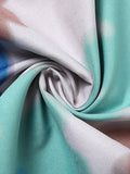 Girlfairy 2024 New Fshion Dress mini dress elegantDyed Floral Print Strap Mini Dress