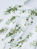 Girlfairy 2024 New Fshion Dress mini dress elegantGreen Floral Print Y2K Mini Dress
