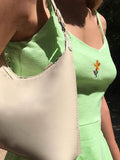 Girlfairy 2024 New Fshion Dress mini dress elegantFloral Embroidery Green Mini Dress