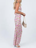 Girlfairy 2024 New Fshion Dress mini dress elegantFloral Lace Trim Maxi Dresses
