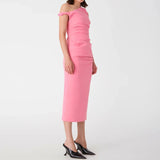 Girlfairy Early spring French high-grade pink halter dress children summer design sense niche pure wind spice MIDI dress