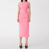 Girlfairy Early spring French high-grade pink halter dress children summer design sense niche pure wind spice MIDI dress