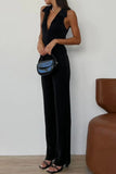 Girlfairy 2024 Fashion Woman Elegant SetLapel Sleeveless Cardigan Two-piece Pants Set
