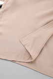 Girlfairy 2024 Fashion Woman Elegant SetSolid Long Sleeve Shirt Cutout Vest Three-piece Shorts Set